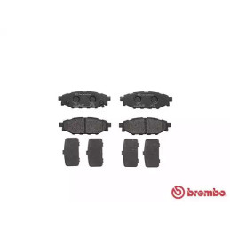 Diskinių stabdžių trinkelių rinkinys BREMBO P 78 020