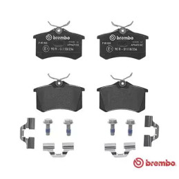 Diskinių stabdžių trinkelių rinkinys BREMBO P 85 020