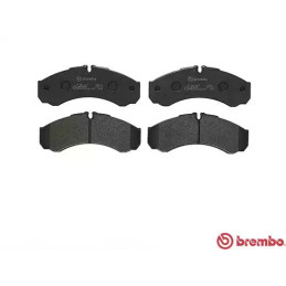 Diskinių stabdžių trinkelių rinkinys BREMBO P A6 017