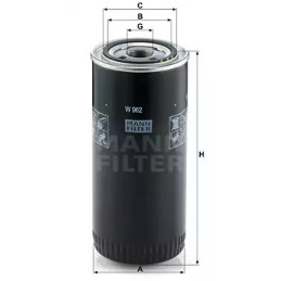 Alyvos filtras MANN-FILTER W 962