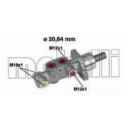 Stabdžių pagrindinis cilindras  METELLI 05-0296