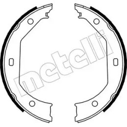 Rankinio stabdžio trinkelių komplektas  METELLI 53-0017