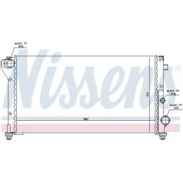 Variklio aušinimo radiatorius  NISSENS 617846