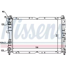 Variklio aušinimo radiatorius  NISSENS 61847