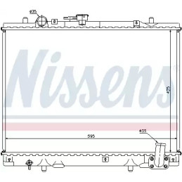 Variklio aušinimo radiatorius  NISSENS 62892