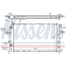 Variklio aušinimo radiatorius  NISSENS 63003A