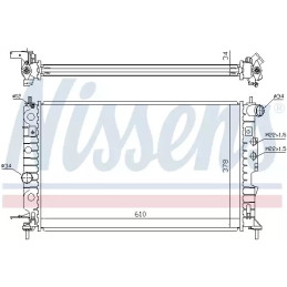Variklio aušinimo radiatorius  NISSENS 630121