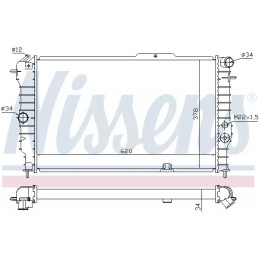 Variklio aušinimo radiatorius  NISSENS 630631