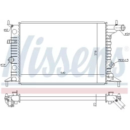 Variklio aušinimo radiatorius  NISSENS 630681