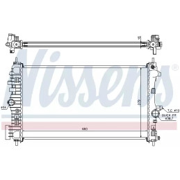 Variklio aušinimo radiatorius  NISSENS 630718