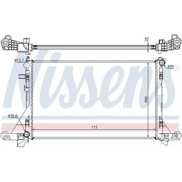 Variklio aušinimo radiatorius  NISSENS 630733