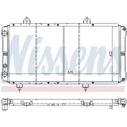 Variklio aušinimo radiatorius  NISSENS 635721