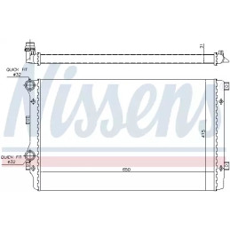 Variklio aušinimo radiatorius  NISSENS 65280A