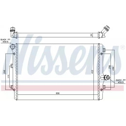 Variklio aušinimo radiatorius  NISSENS 65281A