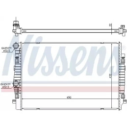Variklio aušinimo radiatorius  NISSENS 65304