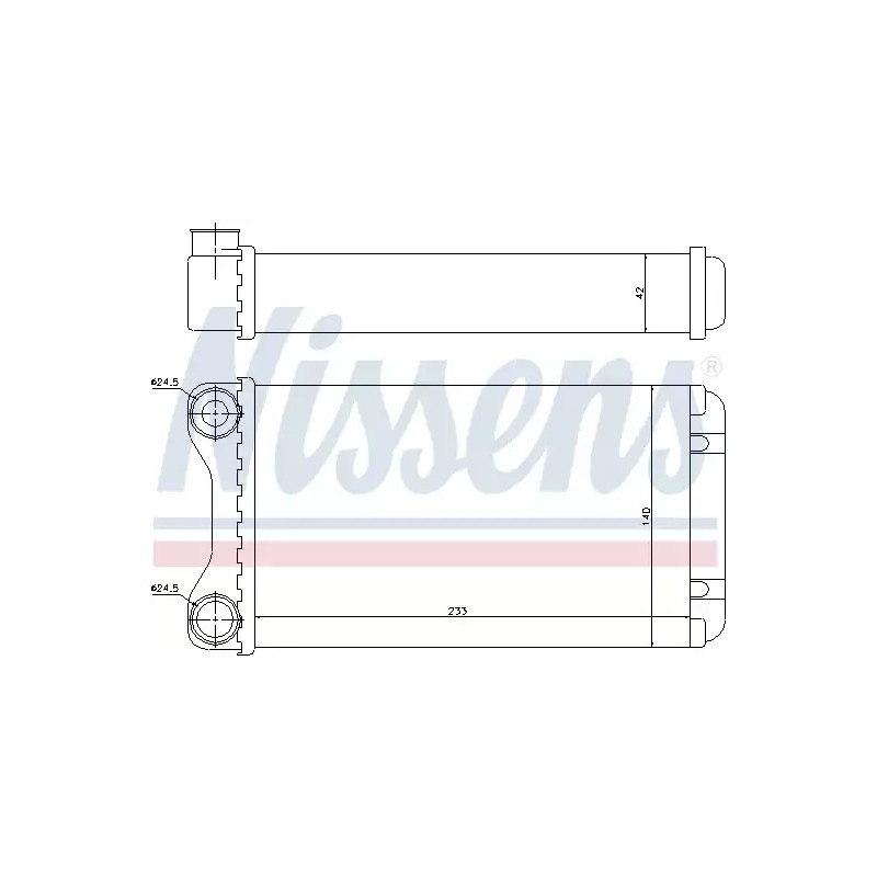 Salono radiatorius  NISSENS 70226
