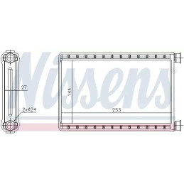 Salono radiatorius  NISSENS 70523