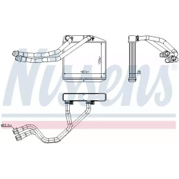 Salono radiatorius  NISSENS 71455