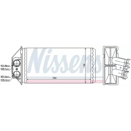 Salono radiatorius  NISSENS 72944