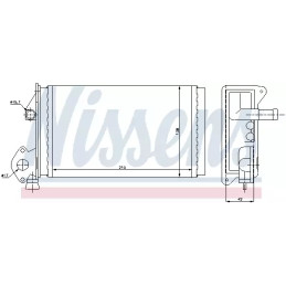 Salono radiatorius  NISSENS 73964