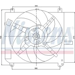 Radiatoriaus ventiliatorius  NISSENS 85167