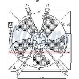 Radiatoriaus ventiliatorius  NISSENS 85330