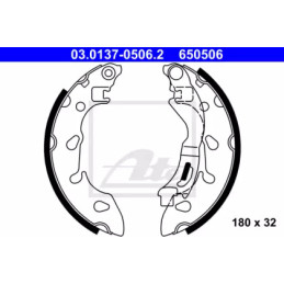 Stabdžių trinkelių komplektas  ATE 03.0137-0506.2