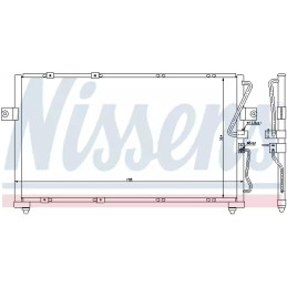 Oro kondicionieriaus radiatorius  NISSENS 94418