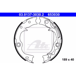 Rankinio stabdžio trinkelių komplektas  ATE 03.0137-3030.2