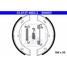Rankinio stabdžio trinkelių komplektas  ATE 03.0137-4003.2