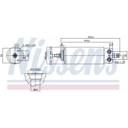 Oro kondicionieriaus džiovintuvas  NISSENS 95039