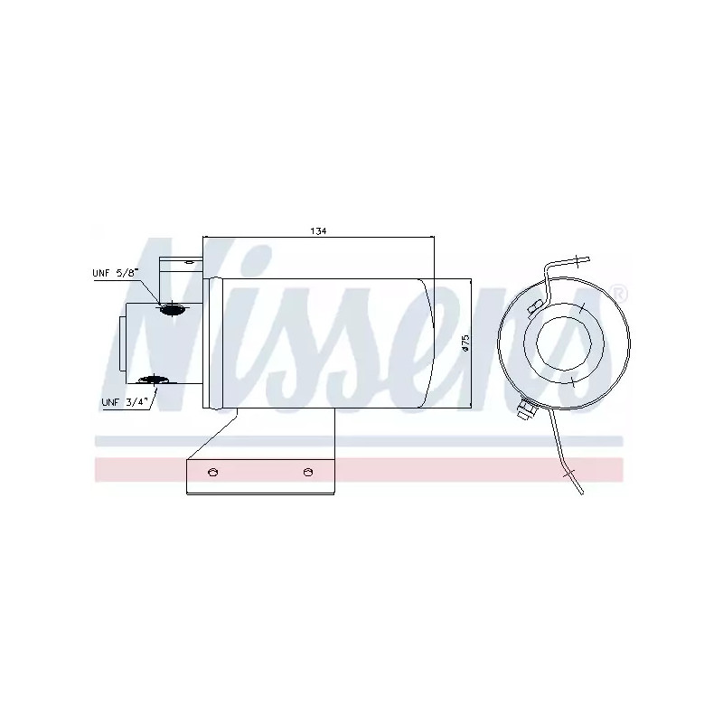 Oro kondicionieriaus džiovintuvas  NISSENS 95053