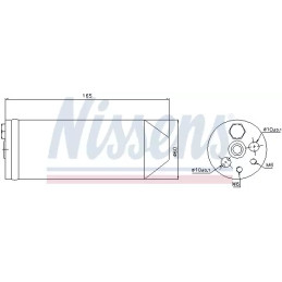Oro kondicionieriaus džiovintuvas  NISSENS 95070