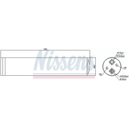 Oro kondicionieriaus džiovintuvas  NISSENS 95241