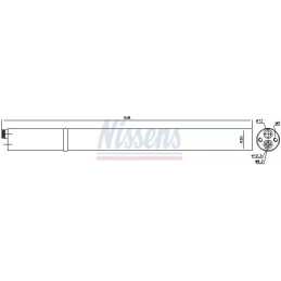 Oro kondicionieriaus džiovintuvas  NISSENS 95366