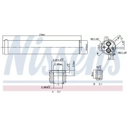 Oro kondicionieriaus džiovintuvas  NISSENS 95406