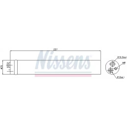 Oro kondicionieriaus džiovintuvas  NISSENS 95453