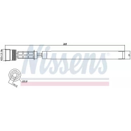 Oro kondicionieriaus džiovintuvas  NISSENS 95458