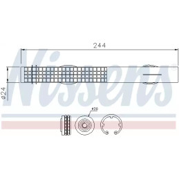 Oro kondicionieriaus džiovintuvas  NISSENS 95457