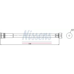 Oro kondicionieriaus džiovintuvas  NISSENS 95463