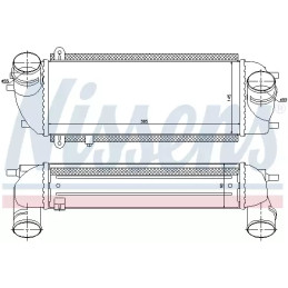 Kompresoriaus suslėgto oro aušintuvas  NISSENS 96537
