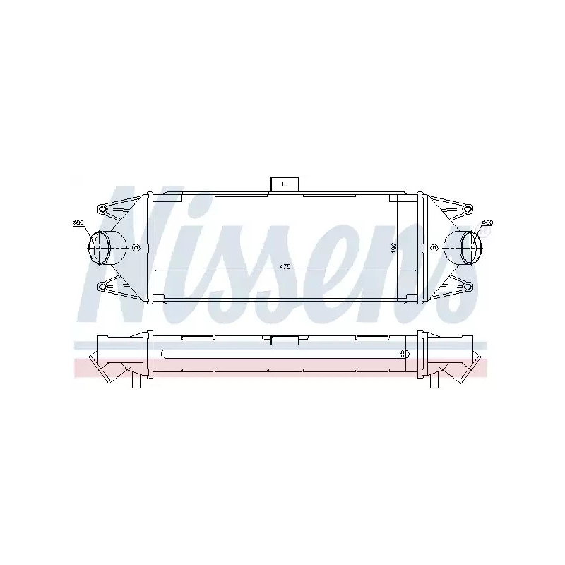 Kompresoriaus suslėgto oro aušintuvas  NISSENS 96727