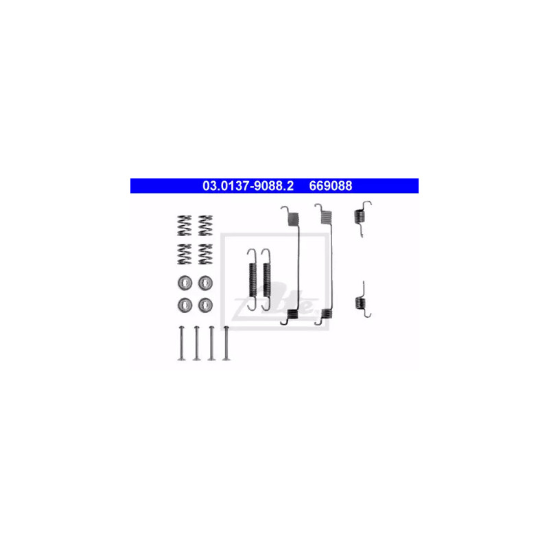 Stabdžių trinkelių priedų komplektas  ATE 03.0137-9088.2