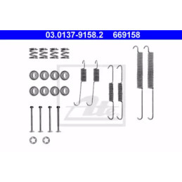 Stabdžių trinkelių priedų komplektas  ATE 03.0137-9158.2