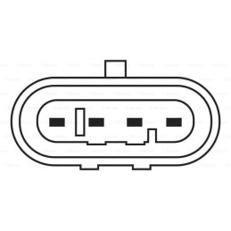 Lambda jutiklis  BOSCH 0 258 006 731