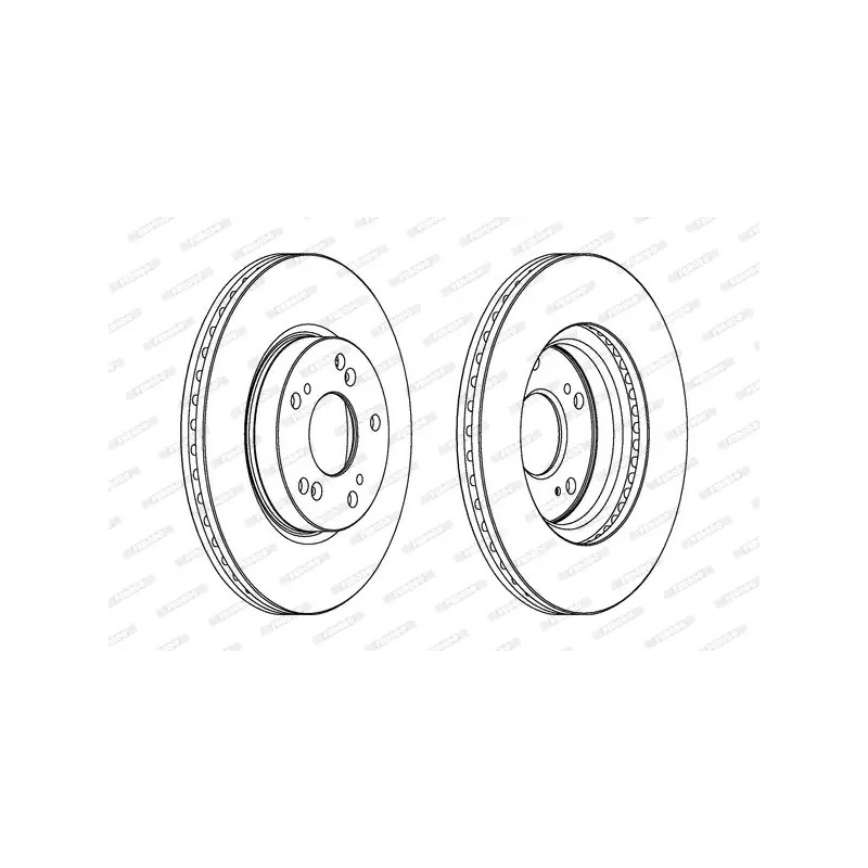 Stabdžių diskas FERODO DDF1539