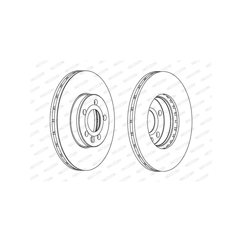 Stabdžių diskas FERODO DDF1559