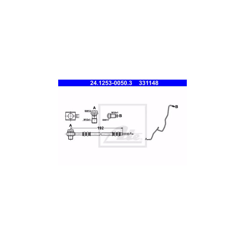 Stabdžių žarnelė  ATE 24.1253-0050.3