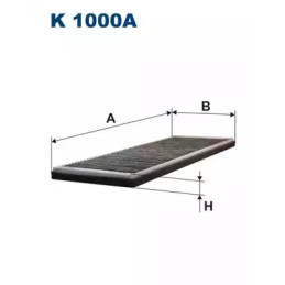 Salono filtras FILTRON K1000A