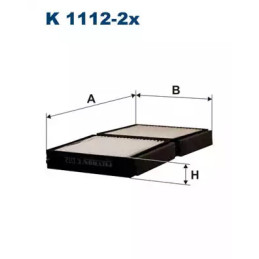 Salono filtras FILTRON K1112-2x